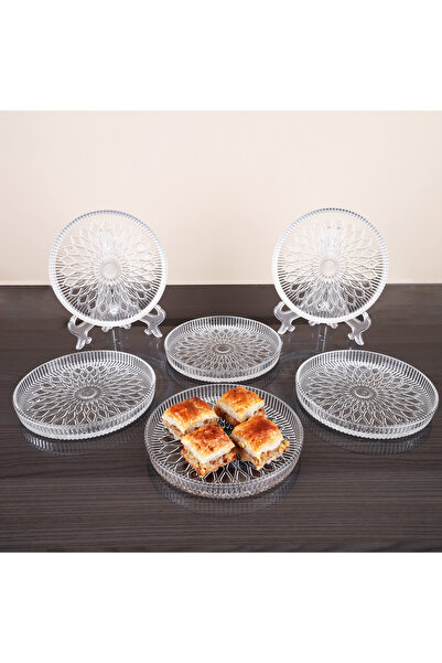 Lüks Sepeti Zahda - 6 Pieces of Elegant and Stylish Plates - Youth 16 cm