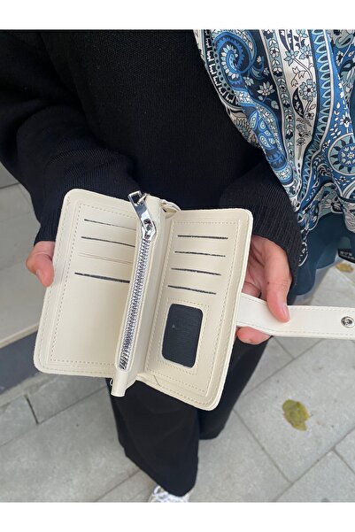 PurpleART Women's Stone Portfolio Wallet with Wrist Strap 9X15Cm