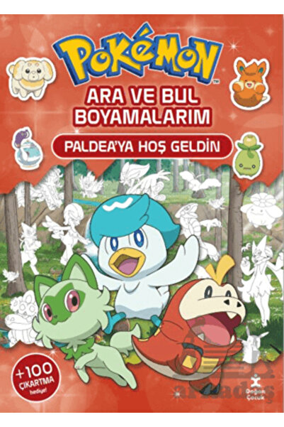 Doğan Çocuk Pokemon - Ara ve Bul Boyamalarım – Paldea’ya Hoş Geldin