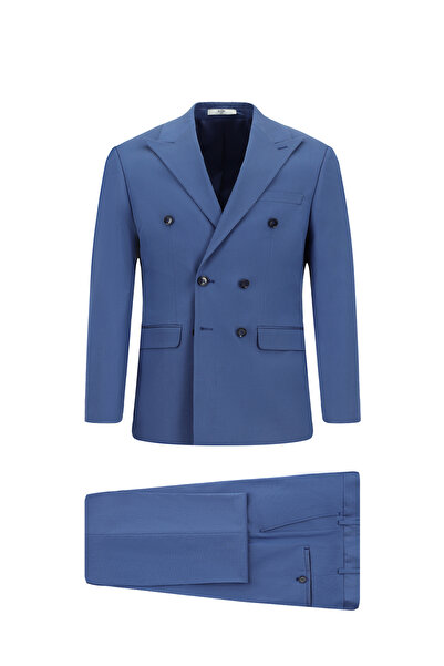 Kiğılı Regular Fit Cotton Lyocell Double Breasted Suit