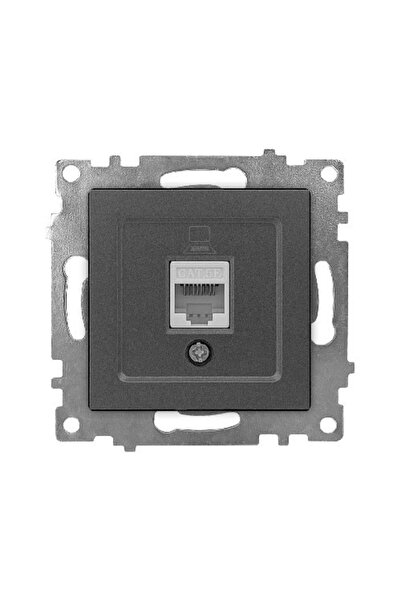 Klaus 10 τεμάχια, πρίζα δεδομένων χωρίς πλαίσιο ανθρακί, KE01712W (10/120)