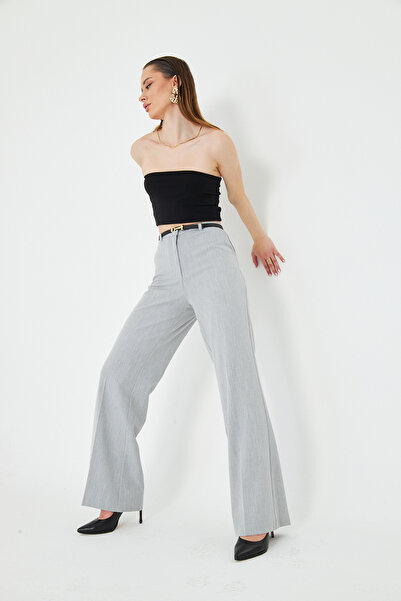 LA PANTE Belted Woven Pantalon