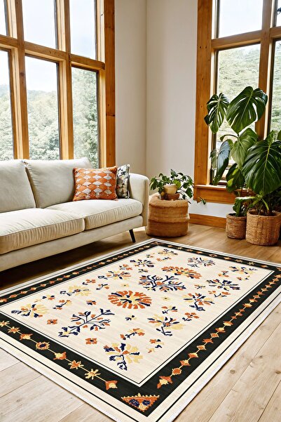 Olverno Home Makinede yıkanabilir kaymaz taban leke tutmaz dijital mutfak hal...