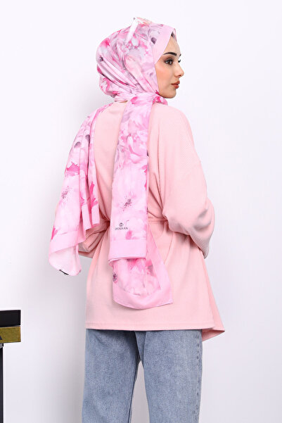 İmajButik Powder Crew Neck Waist Belted Tunic