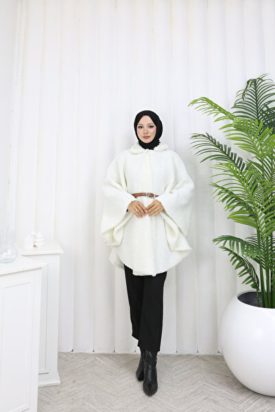 sorisso Single Button and Belted Poncho