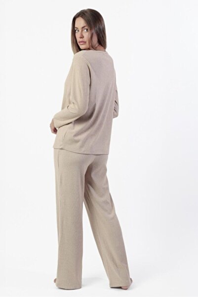AYYILDIZ 63656 Camel Pijama Takımı