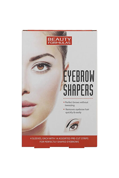 BEAUTY FORMULAS مُشكِّلات الحواجب من بيوتي فورميولا/[4 أكمام مع 14 شريطًا مُقطَّعًا مسبقًا]