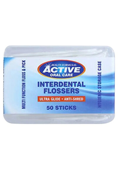 BEAUTY FORMULAS خيوط تنظيف الأسنان بالشمع من بيوتي فورميولا، ٥٠ قطعة