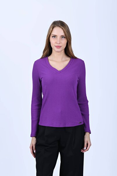 la luce Mor V Yaka Fitilli Bluz - LB86