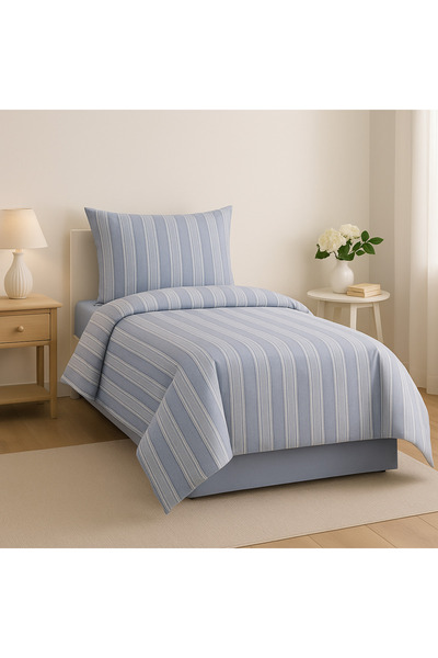 LaraLisa 60% bumbac 40% policotton Husă de pilota 160x220 Cearșaf 160x240 Faț...