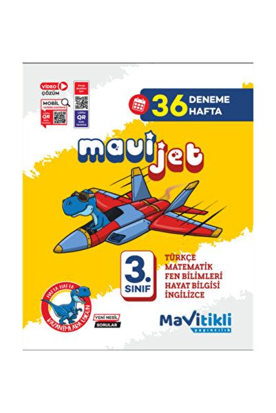 Mavitikli Yayıncılık MAVİTİKLİ 3.Sınıf Mavijet 36 Hafta Deneme