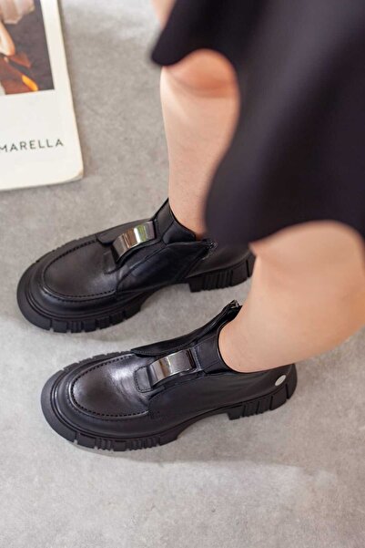 Adım Adım Mammamia Women's Genuine Leather Non-Slip Sole Boots