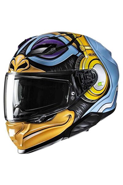 HJC F71 Güneş Visörlü Kapalı Motosiklet Kaskı Monkey Dj Mc23