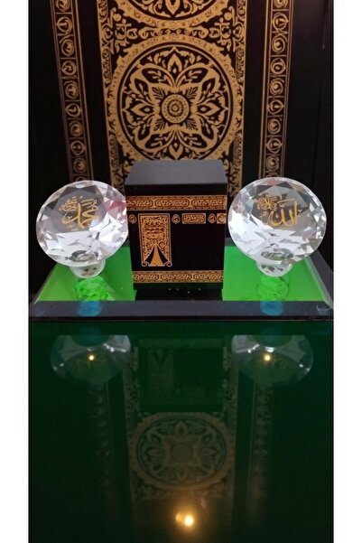 FAMEMUS ACCESSORY Kabe Cami Cam Süs 16cm* 8cm BOYUTU ürün camdır