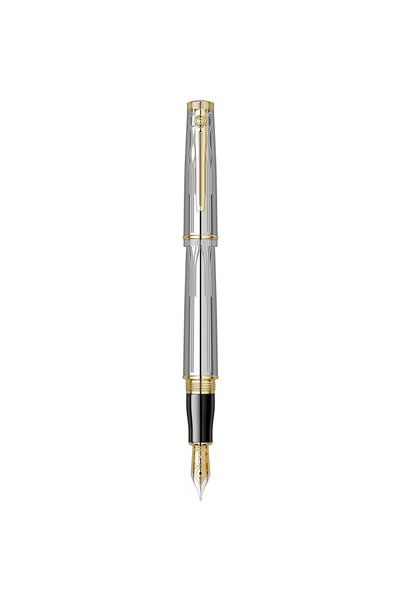Scrikss WizDesign HERİTAGE DOLMA KALEM GOLD KROM (B-KALIN UÇ) (ÖMÜR BOYU GARANTİLİ-LÜKS KUTULU-KİŞİYE ÖZEL)