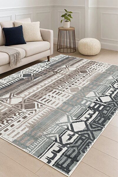 Olverno Home Makinede yıkanabilir kaymaz taban leke tutmaz dijital mutfak hal...