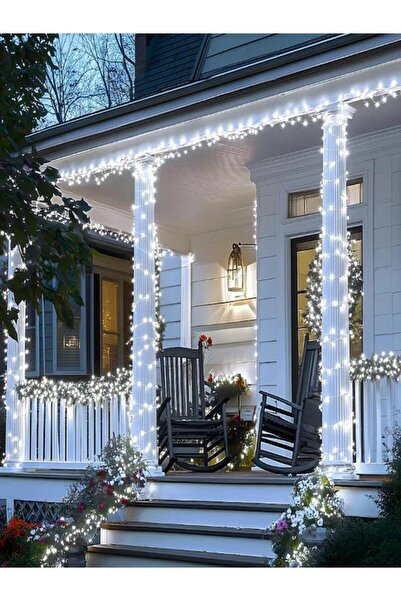 OEM Christmas light installation 30m, 180 cool white LEDs, 8 lighting modes, indoor/outdoor