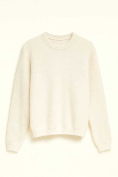 gigigiyim Yumoş Solid Color Women's Sweater
