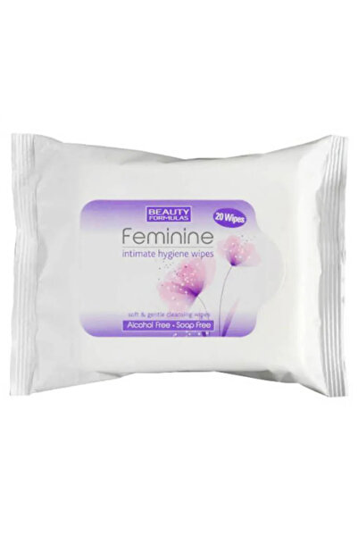 BEAUTY FORMULAS مناديل بيوتي فورميولا النسائية للمناطق الحساسة، قابلة للتحلل ...