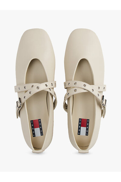 Tommy Hilfiger Kadın Bej Babet