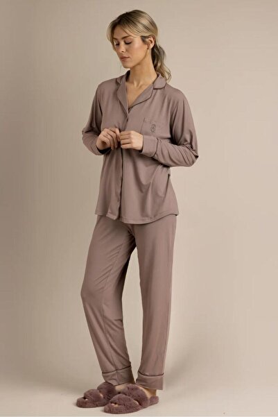 AYYILDIZ 62617 Vizon Rengi Pijama Takımı