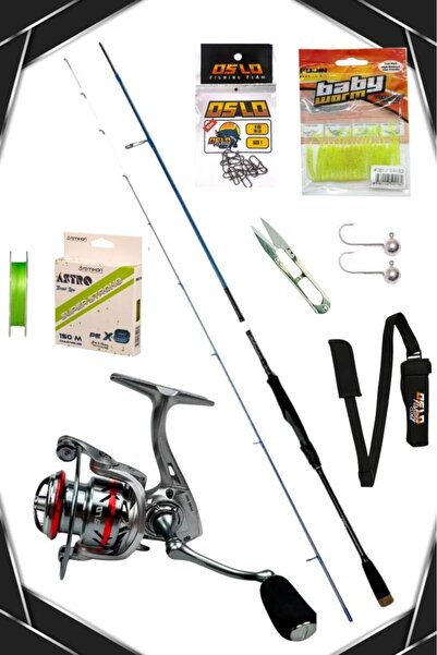 Oslo Rock Game 213cm 0,5-7gr Prime 2000 8 Örgü LRF Olta Seti