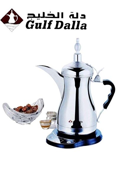 Gulf Dalla Arabic Coffee Dallah C91839 (1000 ml, Silver)