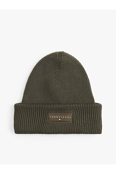 Tommy Hilfiger Erkek Yeşil Bere