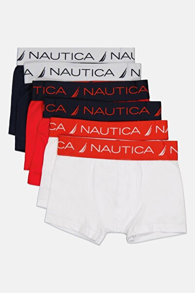 Nautica Kids Boy 6 Pieces Brand Logo Boxers, Multicolor