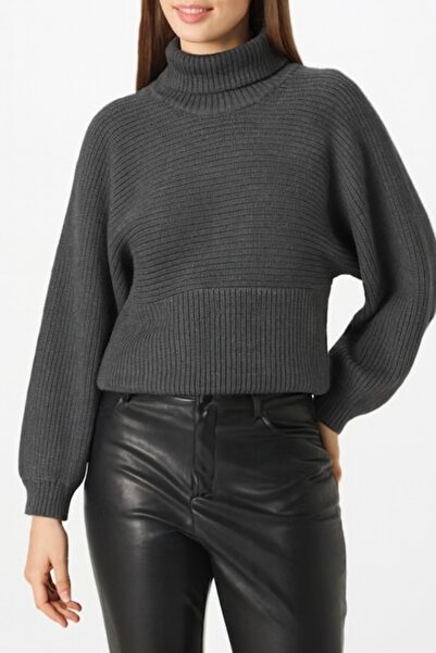 Pampino Women's Comfortable Fit High Neck Knit Sweater