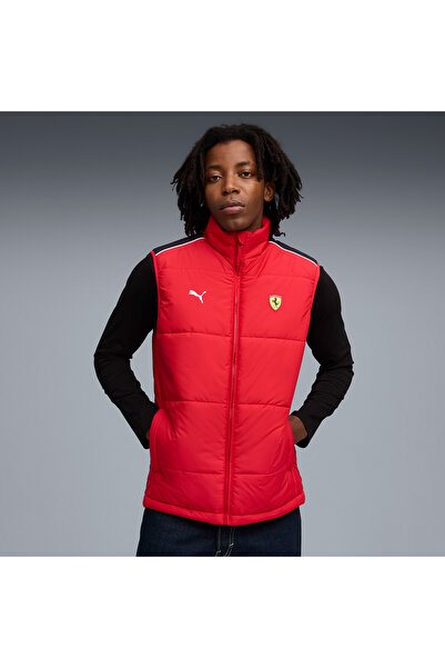 Puma Scuderia Ferrari MT7 Padded Kırmızı Yelek