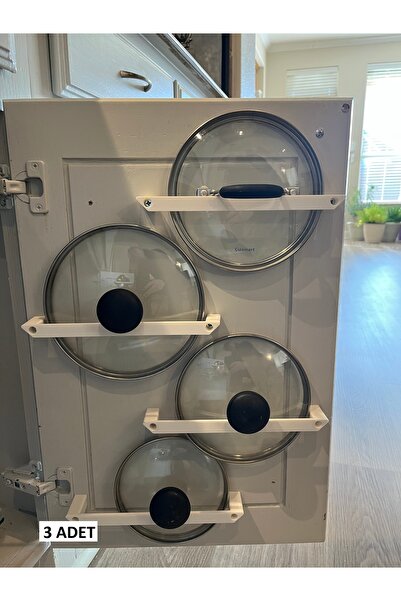 CASEY STORE ✨ Tencere Kapağı Düzenleyici 2 | Dolap İçi Kapak Tutucu Raf✨ 22-1...