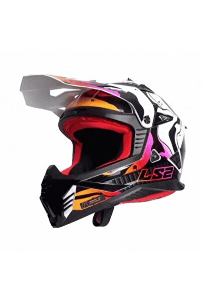 LS2 Fast 2 Terekli Motosiklet Kaskı Wash Beyaz