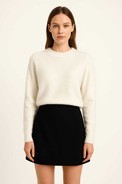 gigigiyim Yumoş Solid Color Women's Sweater