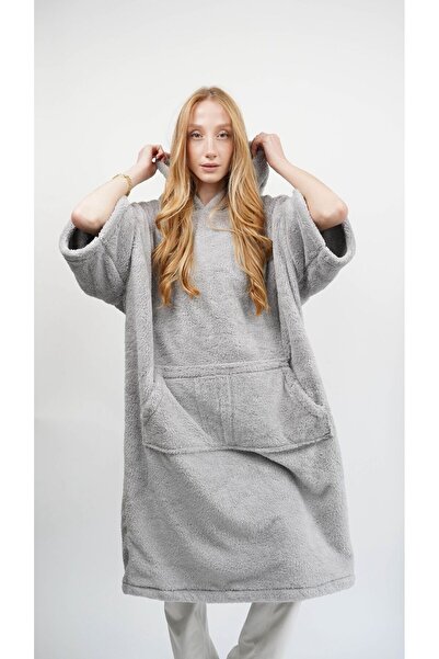 Blamb هودي ويلسوفت قصة فضفاضة بغطاء رأس