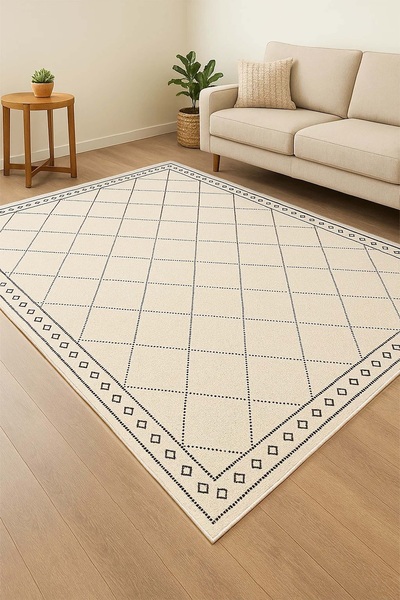Olverno Home Makinede yıkanabilir kaymaz taban leke tutmaz dijital mutfak hal...