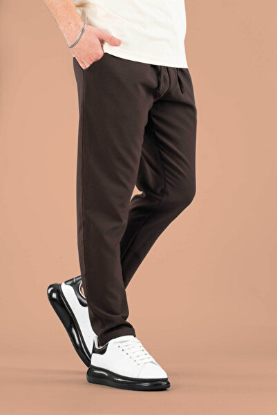 bombe Чоловічі штани джоггер штани еластична талія шнурок бавовна зручні штани бойфренд