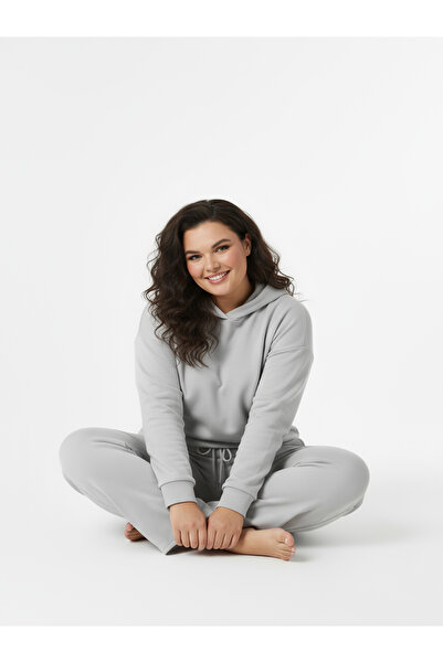 Bravie Φούτερ με ίσιο πόδι μεγάλου μεγέθους γκρι 2016