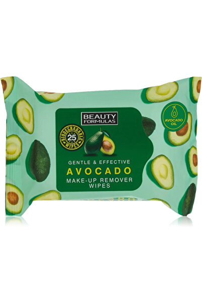 BEAUTY FORMULAS Beauty Formula Avocado Biodegradable M/Up Rmvr Wipes 25'S