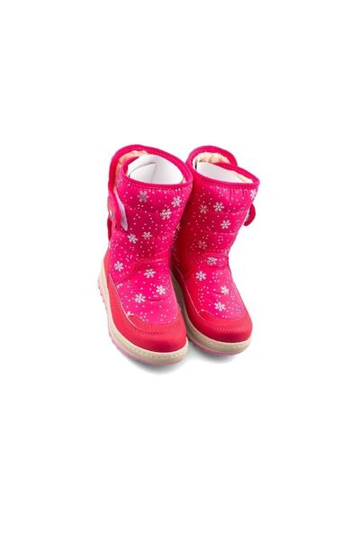 Tuğba Ortopedi 80 Girls' Preschool Fuchsia Furry Snow Boots