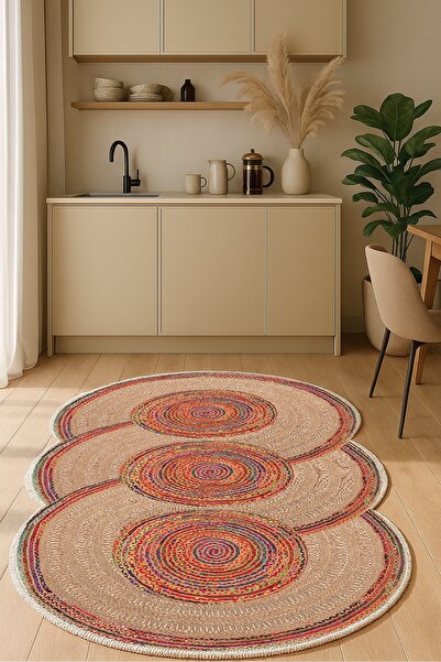 Olverno Home Makinede yıkanabilir kaymaz taban leke tutmaz dijital mutfak hal...