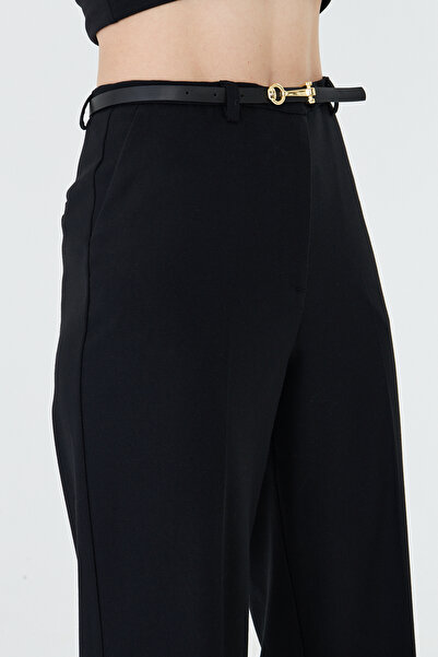 LA PANTE Belted Woven Pantalon