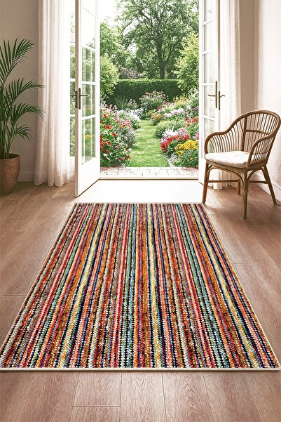 Olverno Home Makinede yıkanabilir kaymaz taban leke tutmaz dijital mutfak hal...