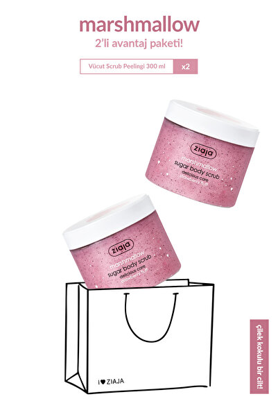 Ziaja Marshmallow Şekerli Vücut Scrub 300 ml - Peeling ve Nemlendirici Vücut ...