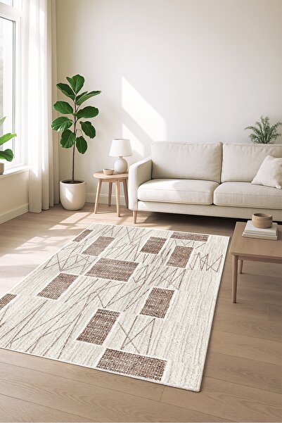 Olverno Home Makinede yıkanabilir kaymaz taban leke tutmaz dijital mutfak hal...