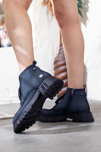 Adım Adım Mammamia Kadın Hakiki Deri Kaymaz Taban Bot