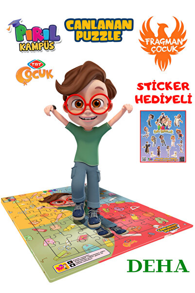 TRT ÇOCUK PIRIL Pırıl Canlanan Puzzle - Deha Horon