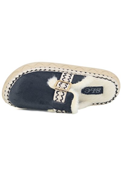 soElite Зимові жіночі домашні капці з закритим носком, з вовняного оксамиту, для гостей, безшумні, з м'якою підошвою