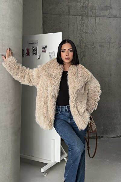 ALFUDO Moda Collection Soft Textured Fur Coat