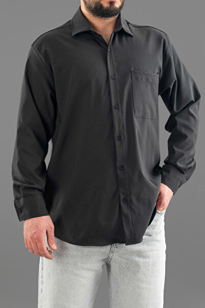 bombe Ανδρικό πουκάμισο εφαρμοστό Easy Iron που απομακρύνει τον ιδρώτα oversized Classic